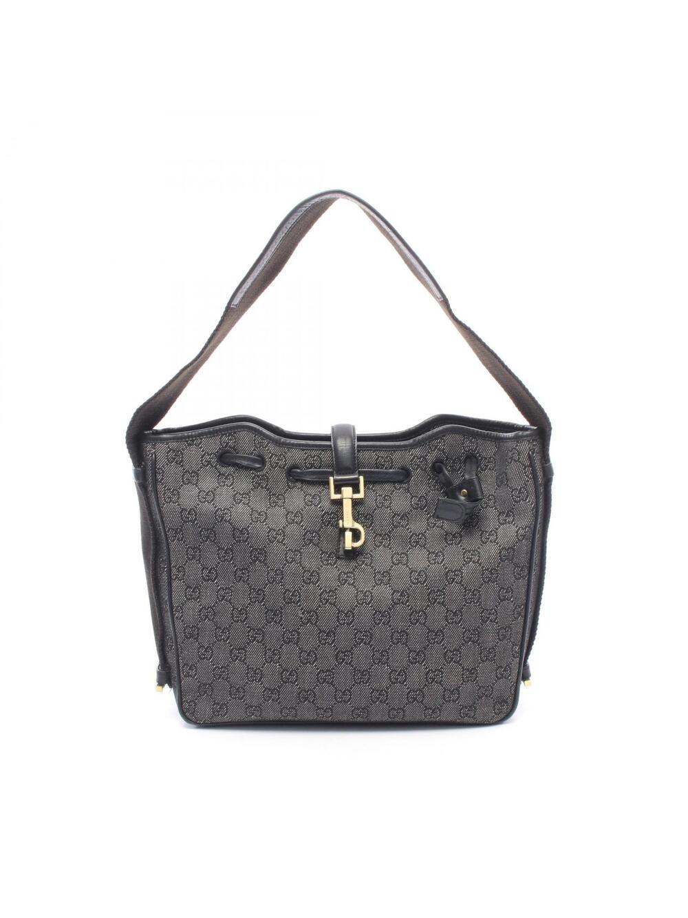 Gucci Gg Denim Shoulder Bag Canvas #280345G76B